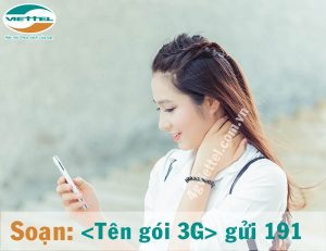 Cách đăng ký dịch vụ 3G Viettel tốc độ cao