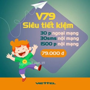 Đăng ký gói cước khuyến mãi V79 Viettel miễn phí gọi thoại